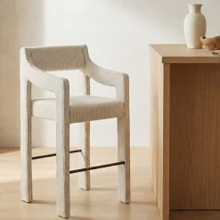 Solwyn Upholstered Counter Stool