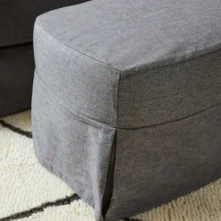 Sophie Slipcover Ottoman