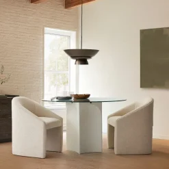 Soto Round Dining Table & Chairs Set
