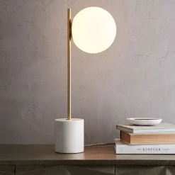 Sphere & Stem Table Lamp (22")