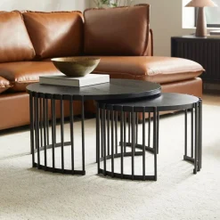 Spoke Nesting Coffee Tables (23"–31")
