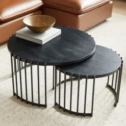 Spoke Nesting Coffee Tables (23"–31")