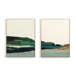 "Spring Seascape" Framed Wall Art by Minted for West Elm