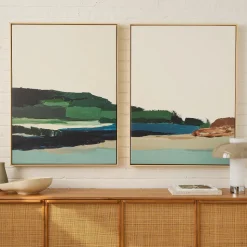 "Spring Seascape" Framed Wall Art by Minted for West Elm