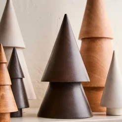 Stacked Wood Trees