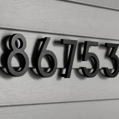 Stand Off Modern House Numbers