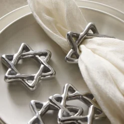Star of David Napkin Ring Sets