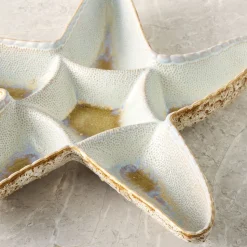 Starfish Stoneware Chip & Dip