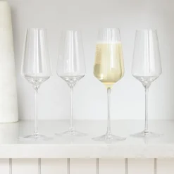 Starlight Lead-Free Crystal Champagne Glass Sets