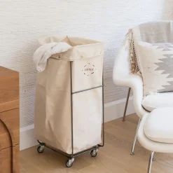 Steele Canvas Hamper on Wheels
