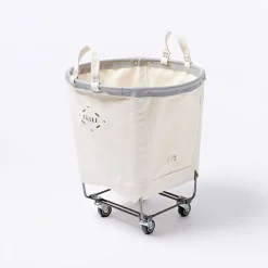 Steele Canvas Round Basket on Wheels