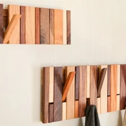 StoneWon Designs Co. Hardwood Piano Key Hook Rack