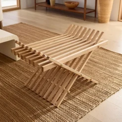 StoneWon Designs Co. Modern Maple Folding Bench & Table