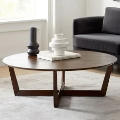 Stowe Solid Wood Round Coffee Table (36"–46")