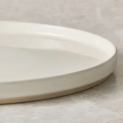 Straight-Sided Stoneware Dinner Plate Sets