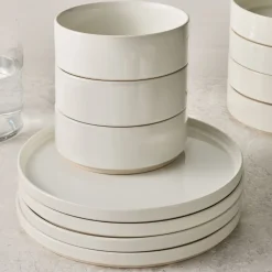Straight-Sided Stoneware Dinnerware Collection