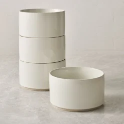 Straight-Sided Stoneware Ramen Bowl Sets