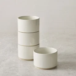 Straight-Sided Stoneware Rice Bowl Sets