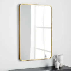 Streamline Metal Rounded Edge Wall Mirror