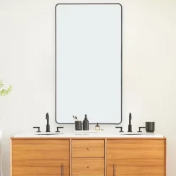 Streamline Metal Wall Mirror