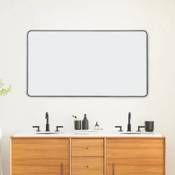 Streamline Metal Wall Mirror