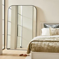 Streamline Oversized Wide Arch Metal Floor Mirror