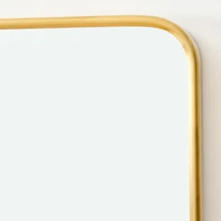 Streamline Rounded Edge Metal Floor Mirror