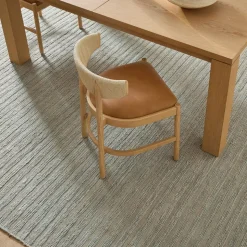 Striped Soumak Jute Rug