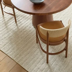 Striped Soumak Jute Rug