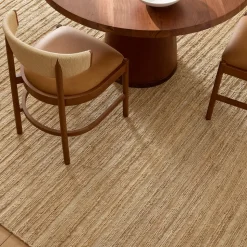 Striped Soumak Jute Rug