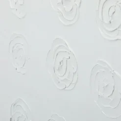 Subtle White Floral Wall Art