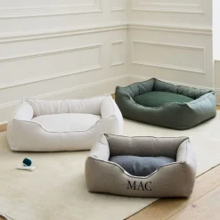 Sunbrella® Indoor/Outdoor Wave Two Tone Pet Bed