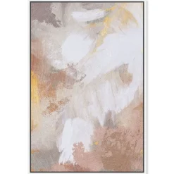 Sunrise Abstract Framed Canvas Wall Art