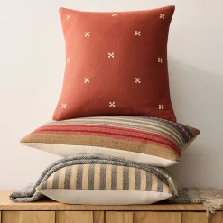 Sunwashed Stripe Pillow & Throw Set