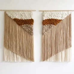 Sunwoven Mirrored Pair Wall Hangings