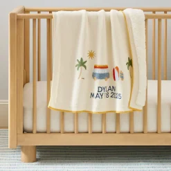 Surf Shack Baby Blanket