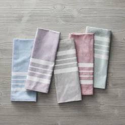 Sustainable Threads Handwoven Striped Cotton Kitchen Towel (Set of 2)
