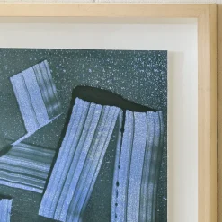 Swipes of Blue Wall Art