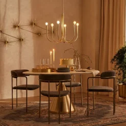 Swoop Arm Chandelier (25"–30")