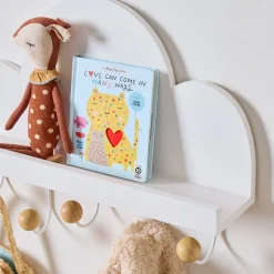 Sydney Cloud Shelf w/ Hooks (24")