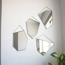 SZKLO Glass Geo Rock Mirrors