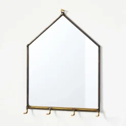 SZKLO Glass House Mirror Wall Organizers