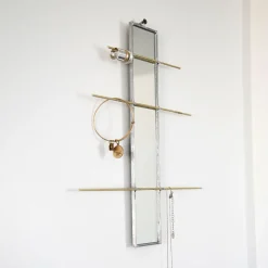 SZKLO Glass Mirror Jewelry Organizer