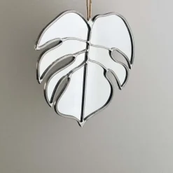 SZKLO Glass Monstera Wall Mirror
