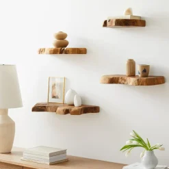 Takara Live Edge Wall Shelves