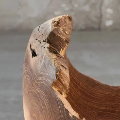 Takara Teak Wood Live Edge Bowl