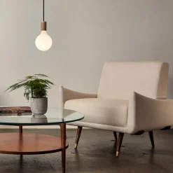 Tala Pendant w/Porc III Bulb