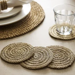 TALLO de OLIVO Fique Spiral Coasters (Set of 4)