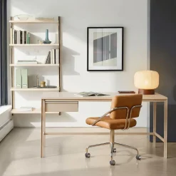 Tandem Desk (60") & Modular Open Shelf Set