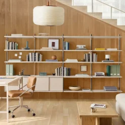 Tandem Modular Quadruple Wide Shelving System
